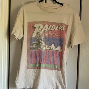 Abercrombie & Fitch Cream and Black Soft A&F Tee